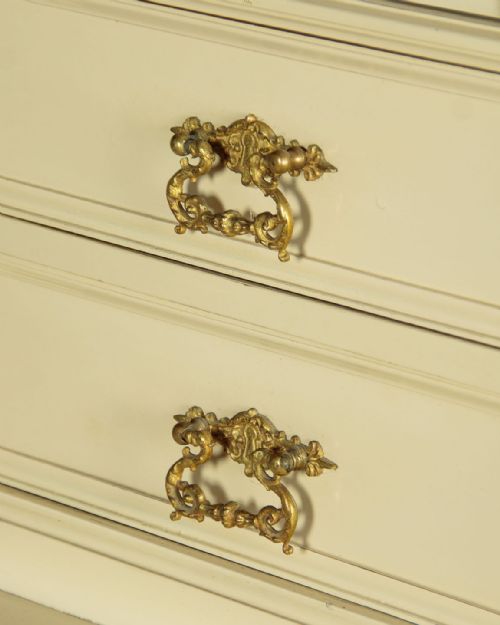 PAINTED CABINET WITH MAJOLICA PANELS C1900 - ADDITIONAL PHOTO 7