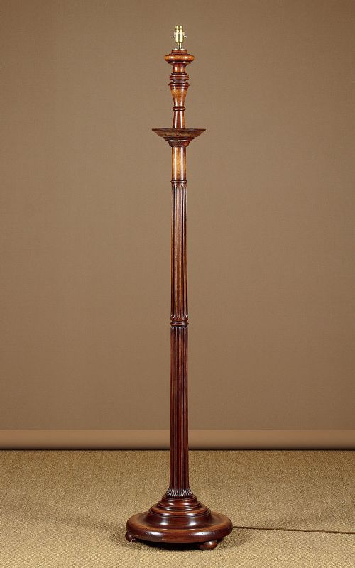 Mahogany Standard Lamp C.1920