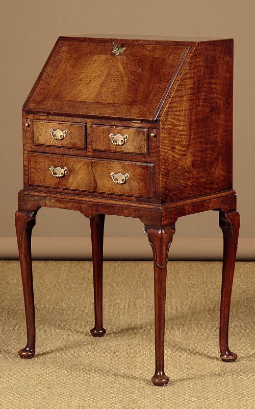 Small George II Style Mahogany Bureau C.1930