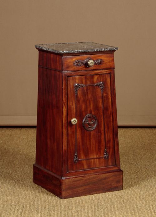 French Empire Pedestal Cabinet C.1830