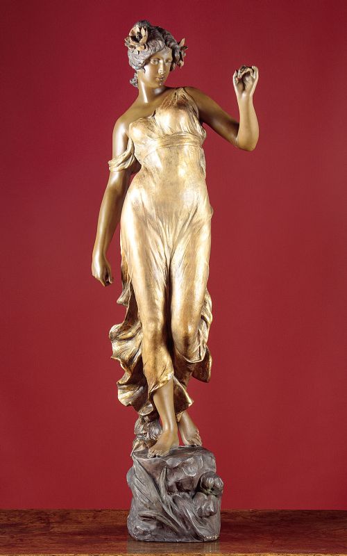 Large Art Nouveau Figure by Goldscheider C.1890