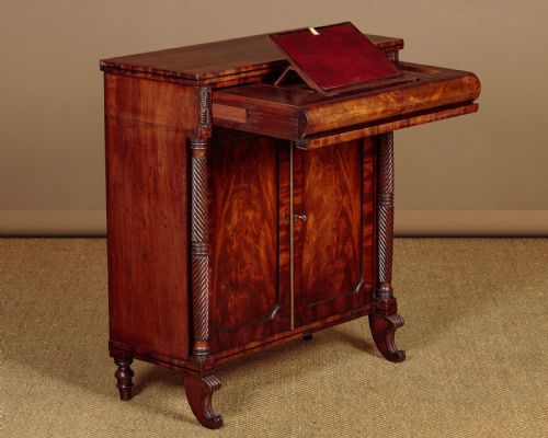Small Regency Mahogany Chiffonier Side Cabinet C.1815