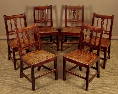 Set of Six Welsh Cottage Dining Chairs C.1840