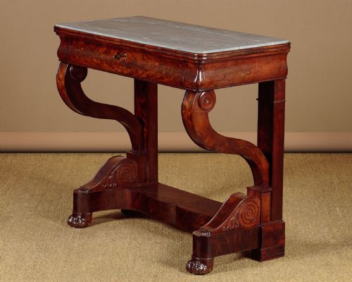 Marble Top Console Table C.1830