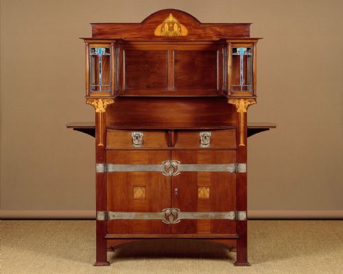 fig 1. Exceptional Arts & Crafts Cabinet c.1900