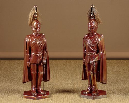 Pair of Household Cavalry Guardsmen Fireside Companions C.1930