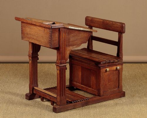 Adjustable Child's Desk & Seat C.1920