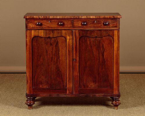 Rosewood Chiffonier Side Cabinet C.1830