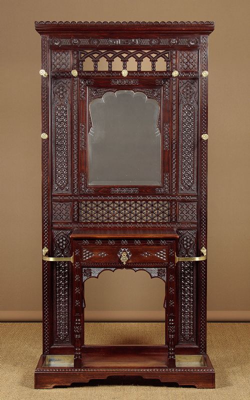 Moorish Style Hall Stand C.1930