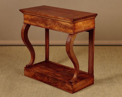 Small Mahogany Console Table C.1850