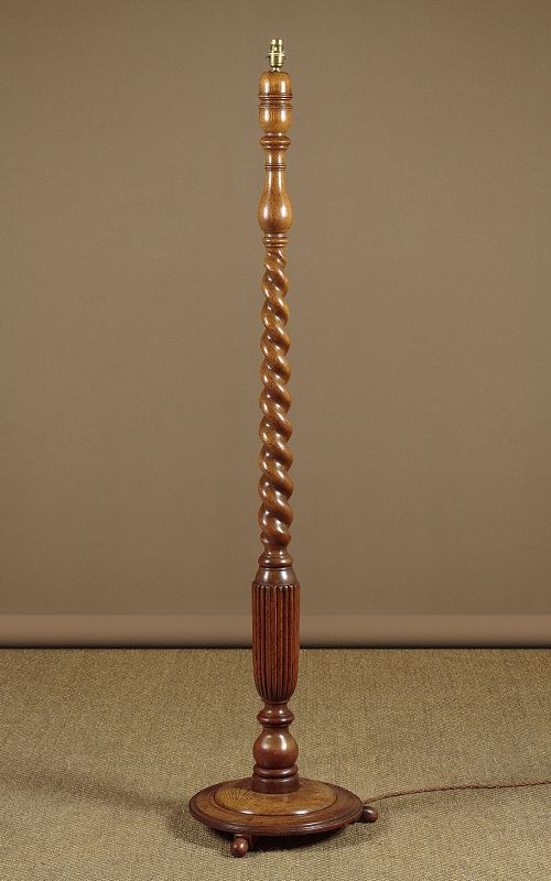 Oak Standard Lamp C.1930