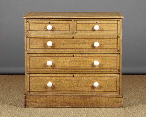 Painted Pine Chest of Drawers C.1860
