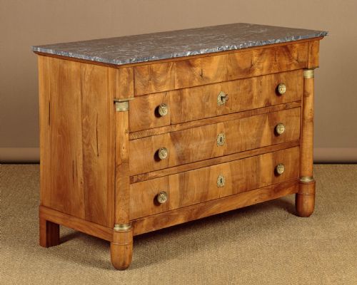 French Empire Style Walnut Commode C.1880