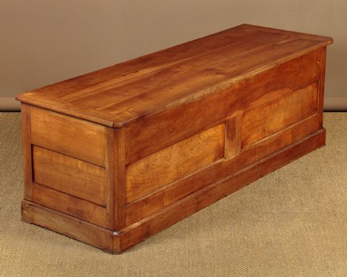 Long French Cherrywood Chest C.1860
