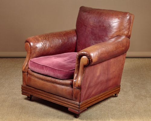 Leather Easy Armchair C.1930