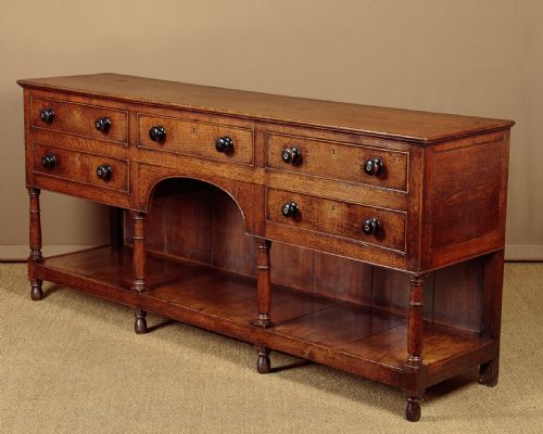 Long Oak Welsh Dresser Base C.1810