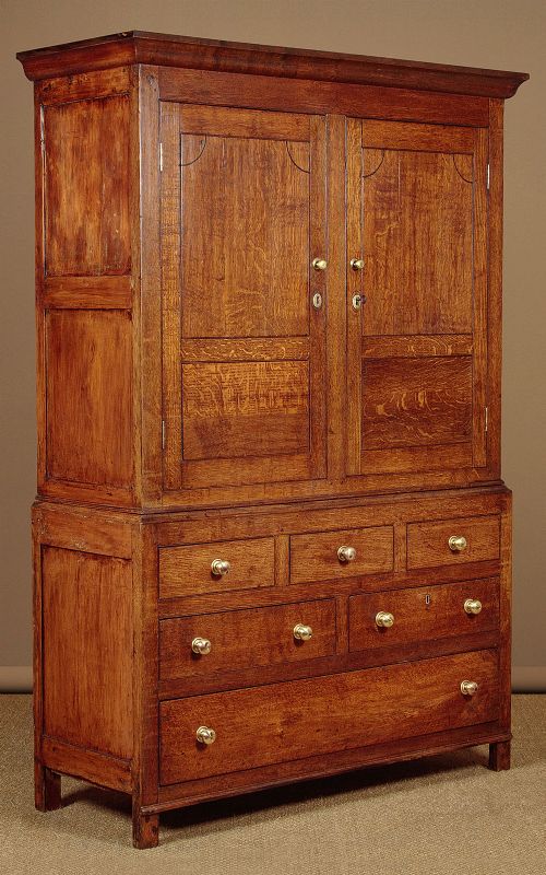 Welsh Oak Tack Cupboard C.1820