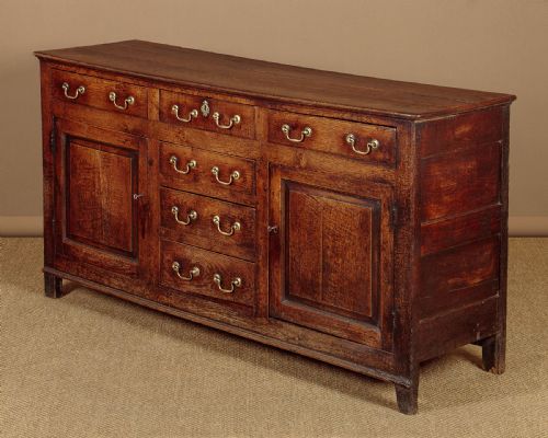 Oak Welsh Dresser Base C.1760