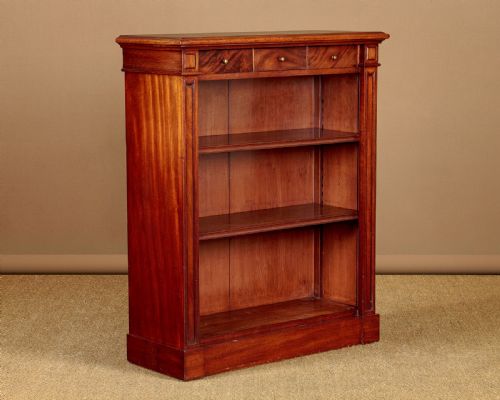 Small Mahogany Bookcase with Drawers C.1905