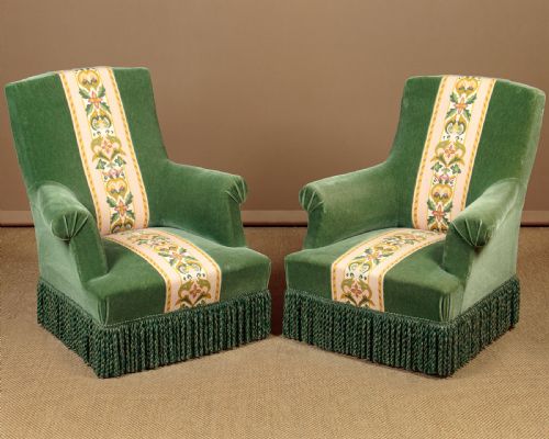 Pair of Easy Armchairs C.1890