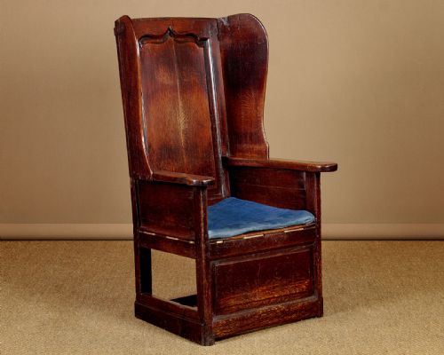 18th.c. Welsh Oak Lambing Chair C.1760