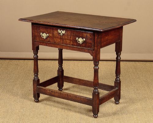 Small 18th.c. Oak Side Table C.1760
