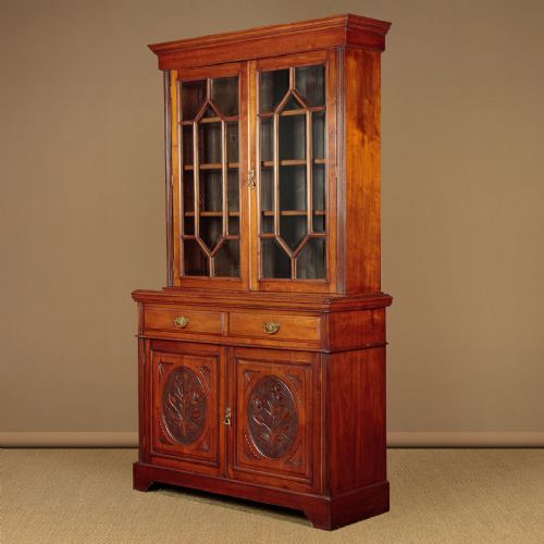Walnut Bookcase C.1880