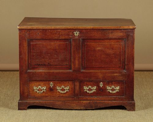 Small Welsh Oak Mule Chest C.1800