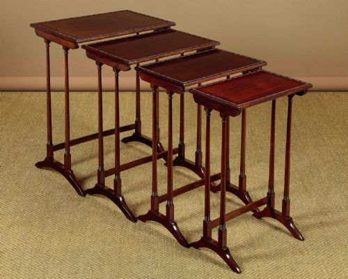 Mahogany Nest of 4 Tables C.1920
