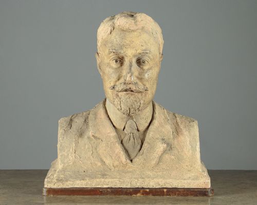Terracotta Bust of a Gentleman Dated 1911