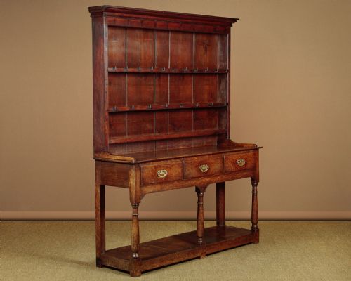 Small Welsh Dresser & Rack C.1800