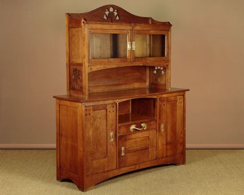 fig 1. Art Nouveau Oak Dresser by Léon Jallot c.1905