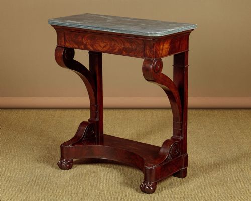 Small Marble Top Console Table C.1840