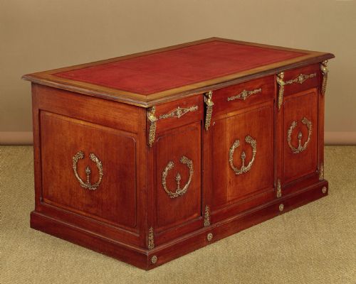 Empire Style Pedestal Desk C.1920