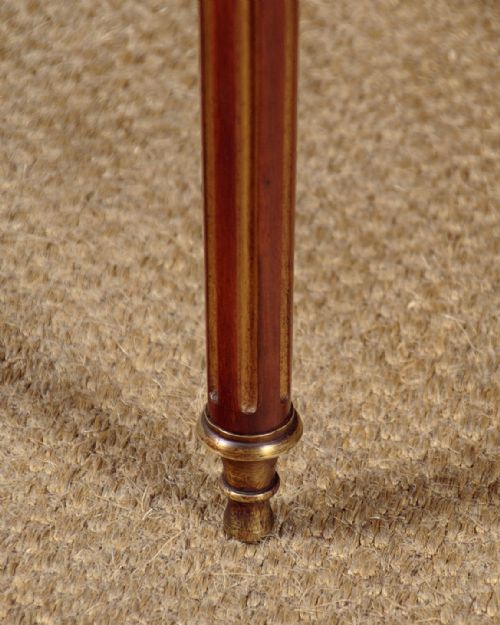 BRASS MOUNTED DOUBLE FOLD OVER GAMES SUPPER TABLE C1920 - ADDITIONAL PHOTO 10