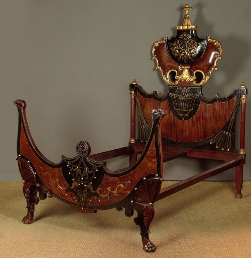 19th.c. Italian Kingsize Double Bed C.1860