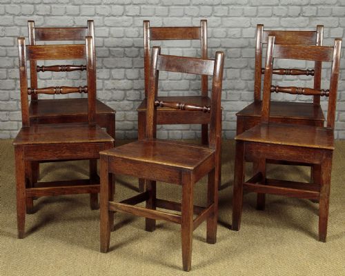 Set of Six Welsh Cottage Dining Chairs C.1850