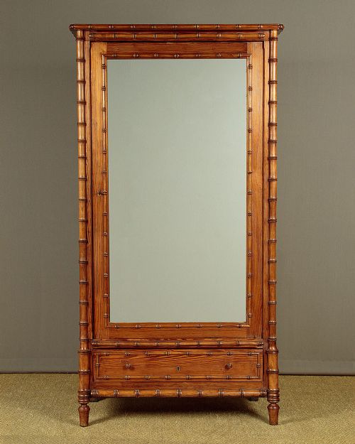 Faux Bamboo Wardrobe C.1890