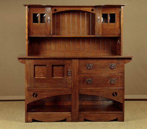 Arts & Crafts Oak Dresser C.1900