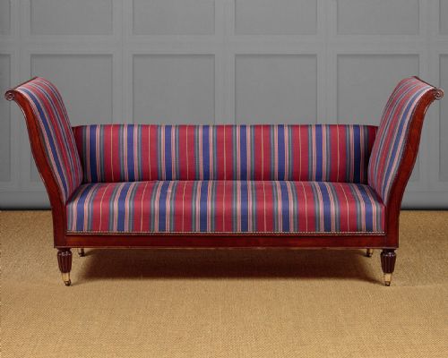 Small Mahogany Settee C.1860