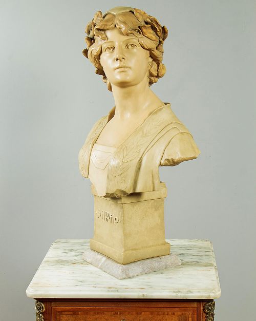 Art Nouveau Bust of Sappho C.1910