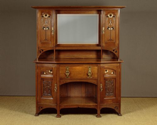 Arts & Crafts Oak Dresser C.1900
