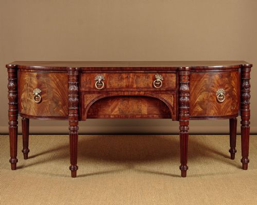Regency Mahogany Bow Front Sideboard C.1820