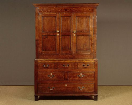 Welsh Oak Tack Cupboard C.1820