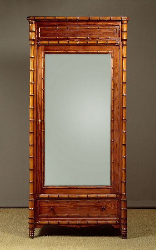 Faux Bamboo Wardrobe C.1890