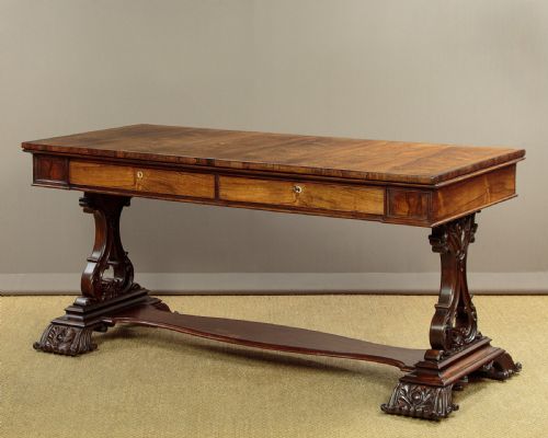 William IV Rosewood Library Table C.1835