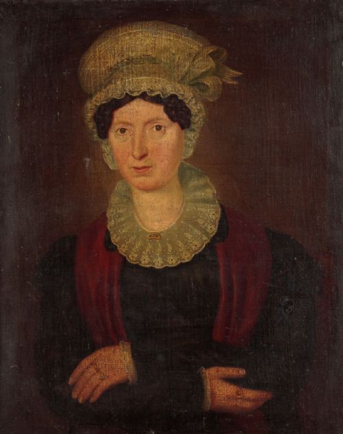 PAIR OF PORTRAITS OF A LADY GENTLEMAN C1820 - ADDITIONAL PHOTO 1