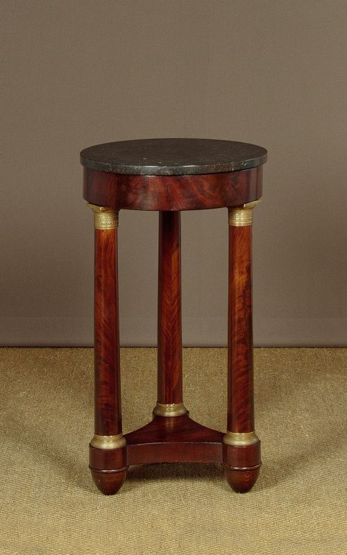 French Empire Marble Top Wine Table C.1880