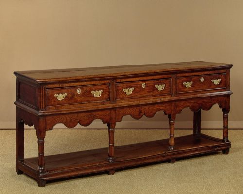 18th.c. Oak Dresser Base C.1760