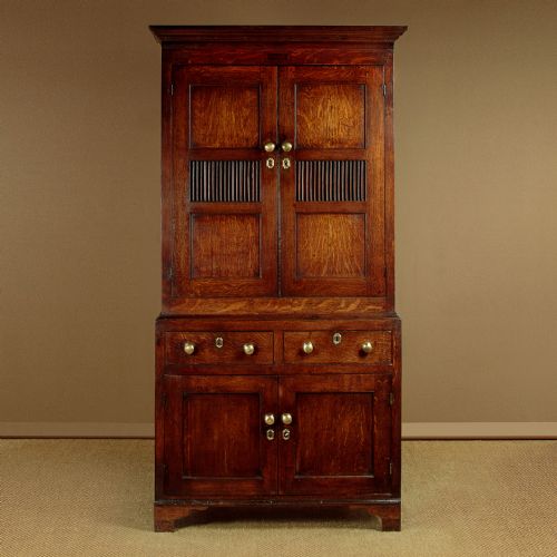 Welsh Oak Bread & Cheese Cupboard C.1800